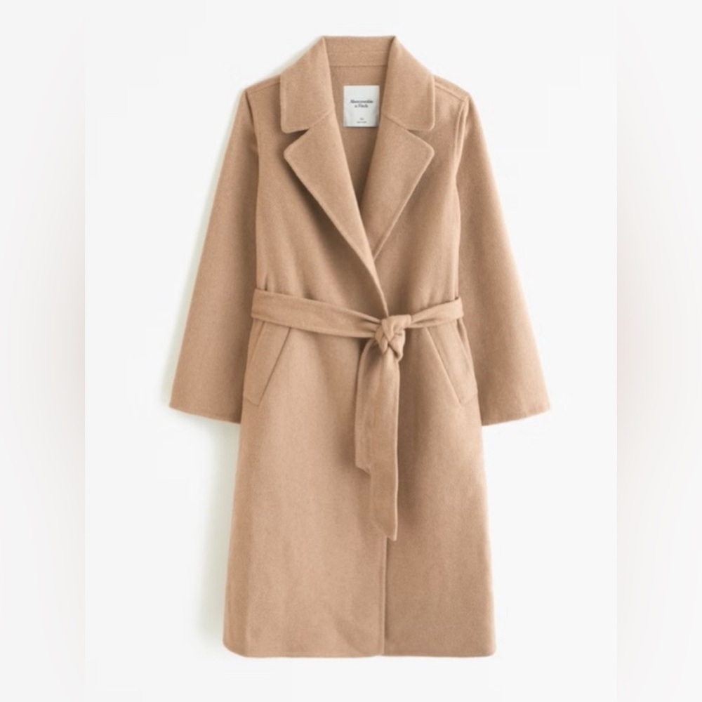 Abercrombie & Fitch Tan Trench Coat